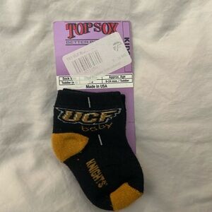 UCF University of Central Florida toddler socks